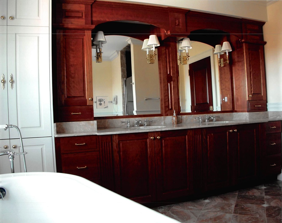 Master bath vanity